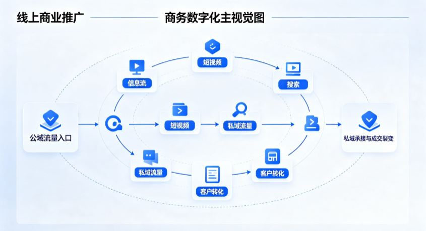 河北线上商业推广怎么做？全域流量闭环搭建与低成本转化实战指南